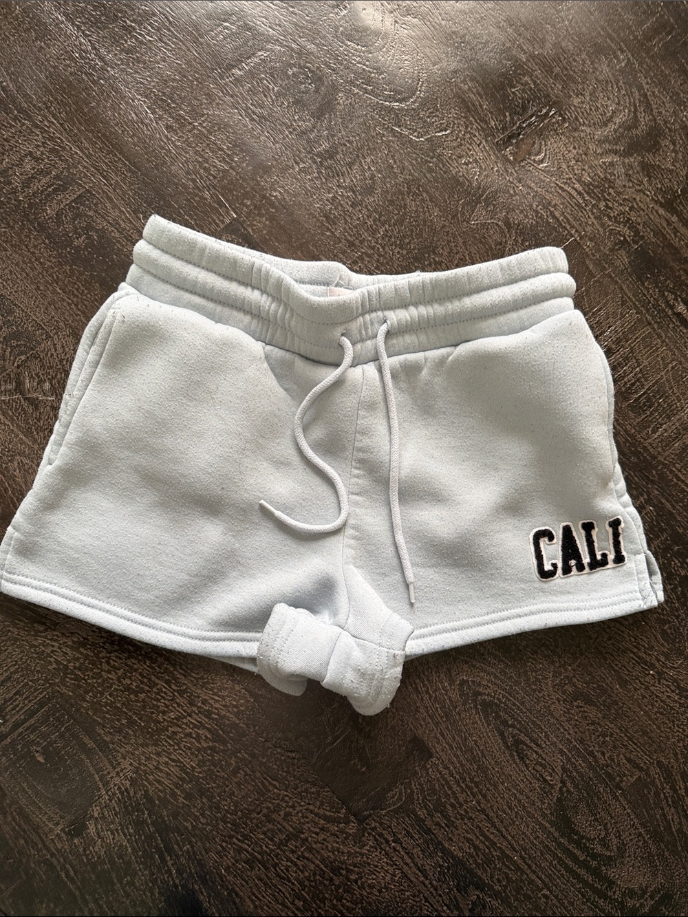 refuge Blue CALI Fleece Athletic Shorts